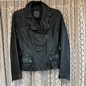 Banana Republic Black Leather Jacket